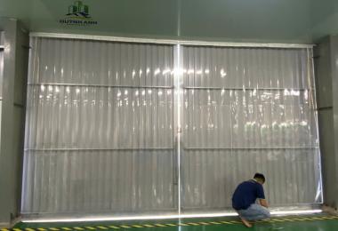 BÀN GIAO RÈM NHỰA NGĂN LẠNH CHO CÔNG TY HÂN VIỆT TÂN UYÊN BÌNH DƯƠNG