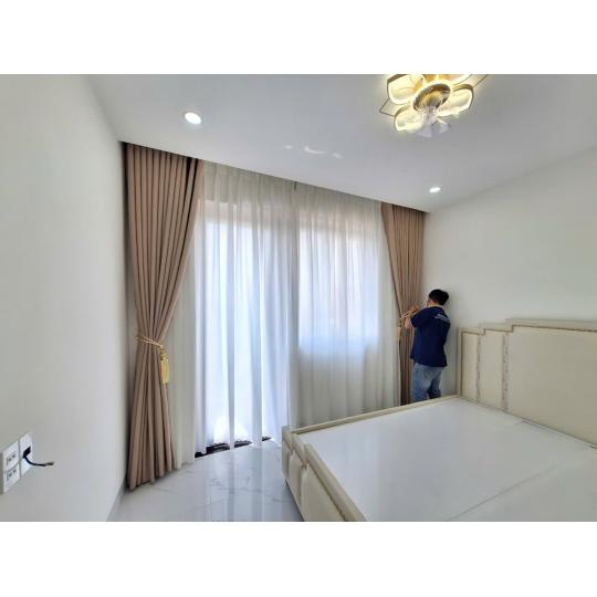 Rèm vải lụa cao cấp Quỳnh Anh